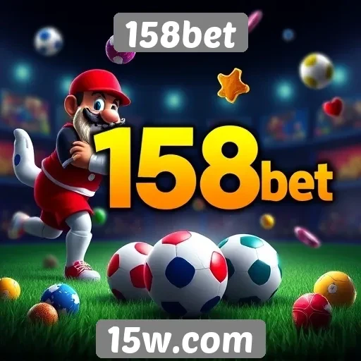 Variedade de jogos disponíveis na plataforma 158bet